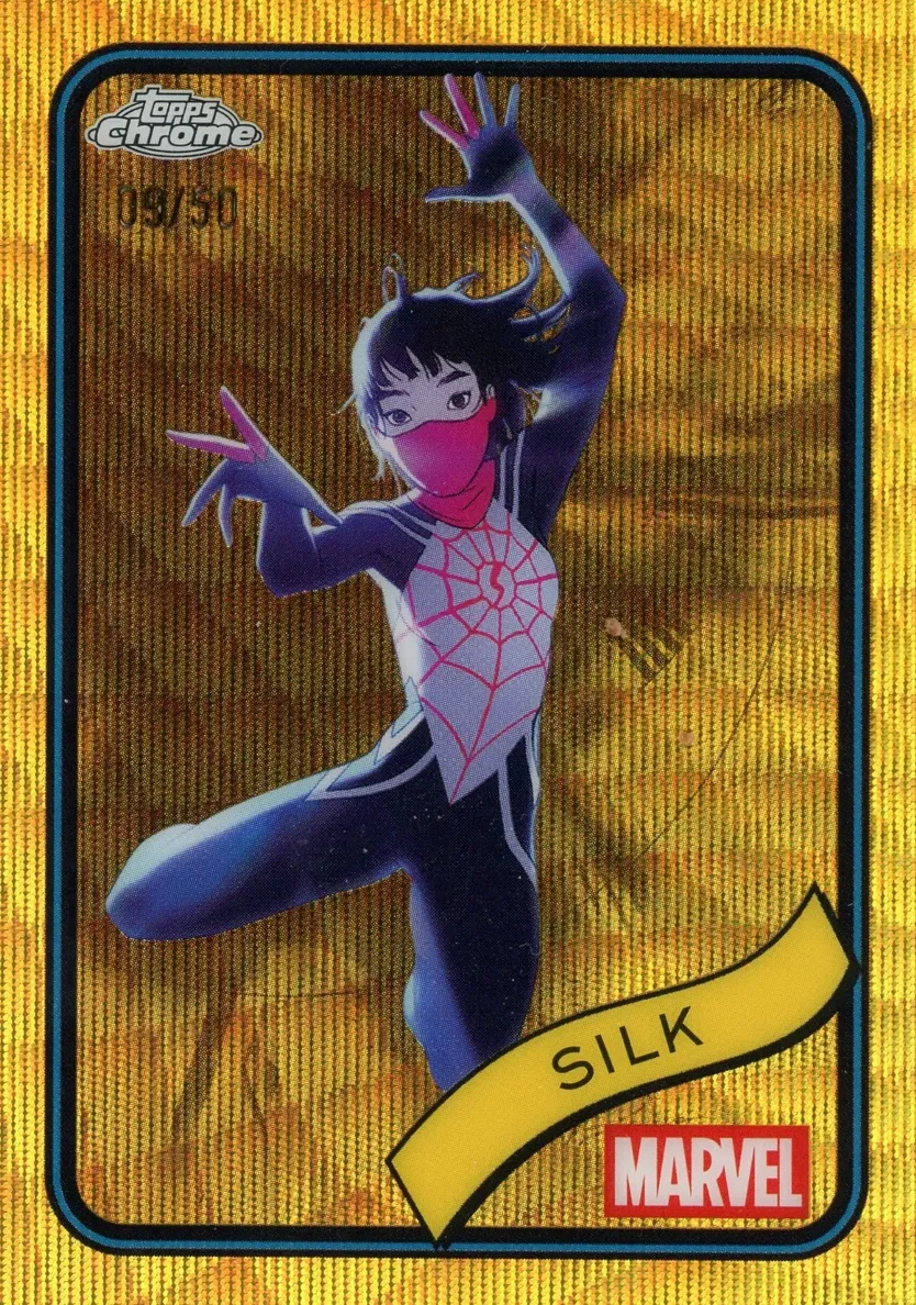 2025 Silk [Gold Wave Refractor] #108