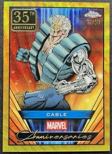2025 Cable [Gold Wave Refractor] #145