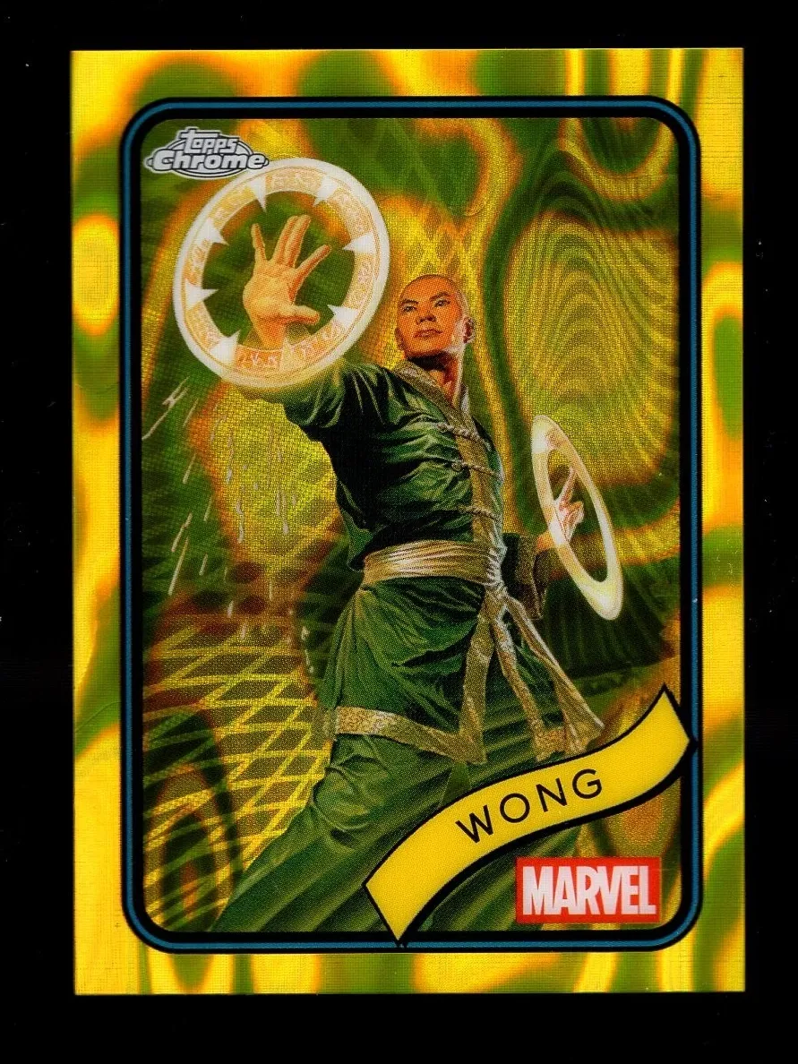 2025 Wong [Yellow Lava Refractor] #86