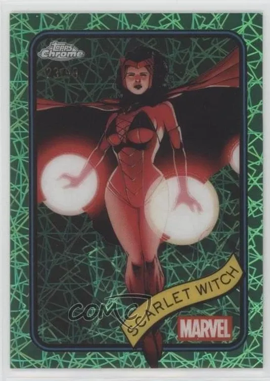 2025 Scarlet Witch [Hulk Green Lazer Refractor] #170