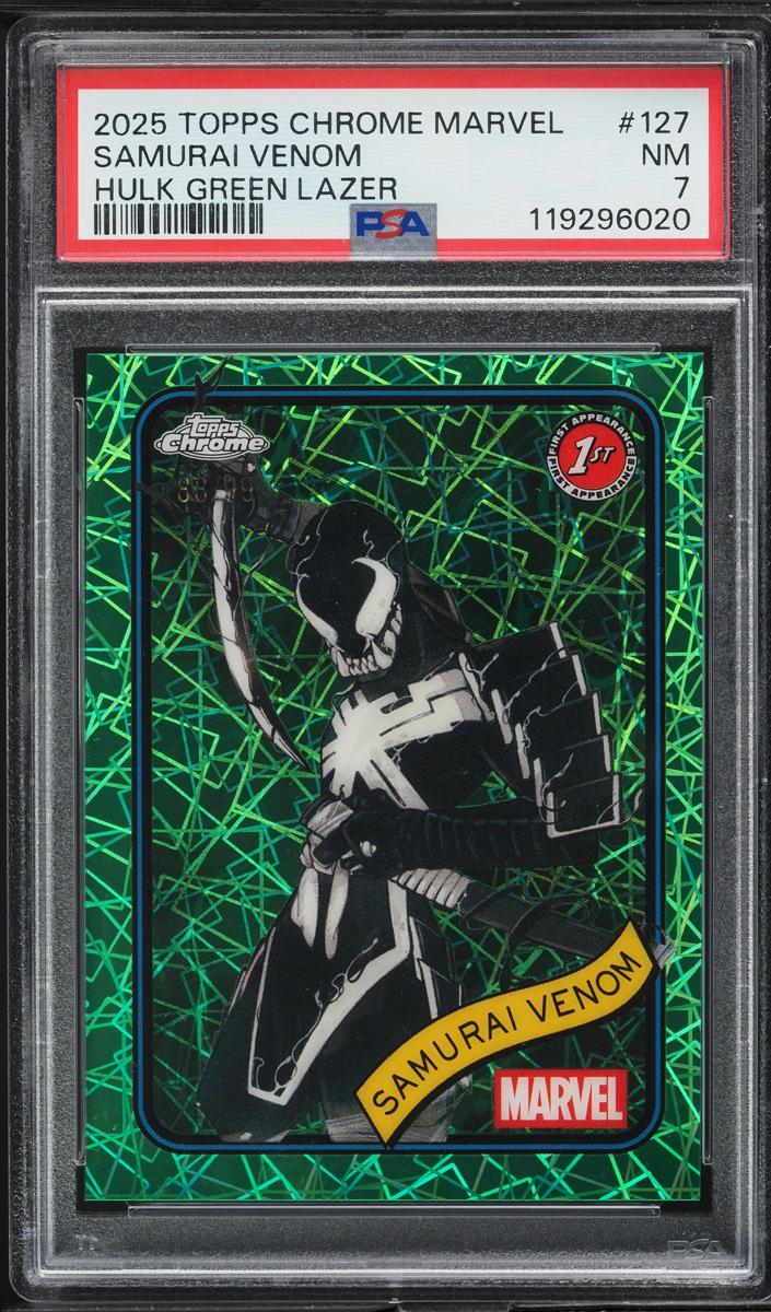 2025 Samurai Venom [Hulk Green Lazer Refractor] #127