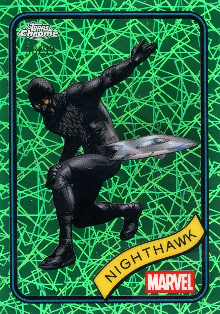 2025 Nighthawk [Hulk Green Lazer Refractor] #20