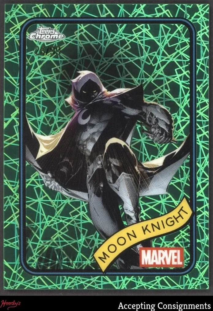 2025 Moon Knight [Hulk Green Lazer Refractor] #98