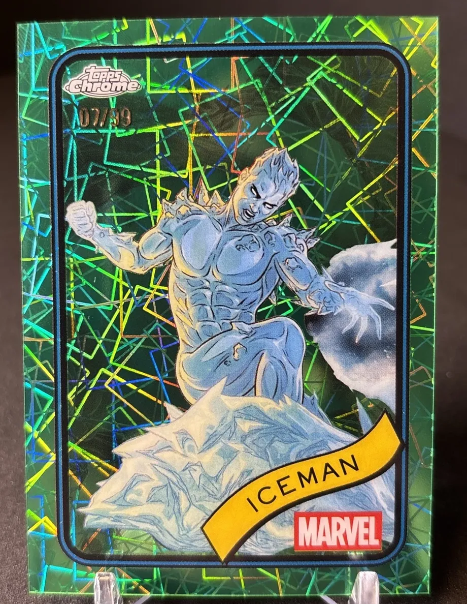 2025 Iceman [Hulk Green Lazer Refractor] #179