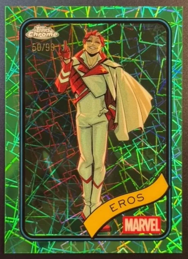 2025 Eros [Hulk Green Lazer Refractor] #3