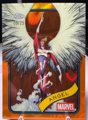 2025 Angel [Orange Lava Refractor] #186