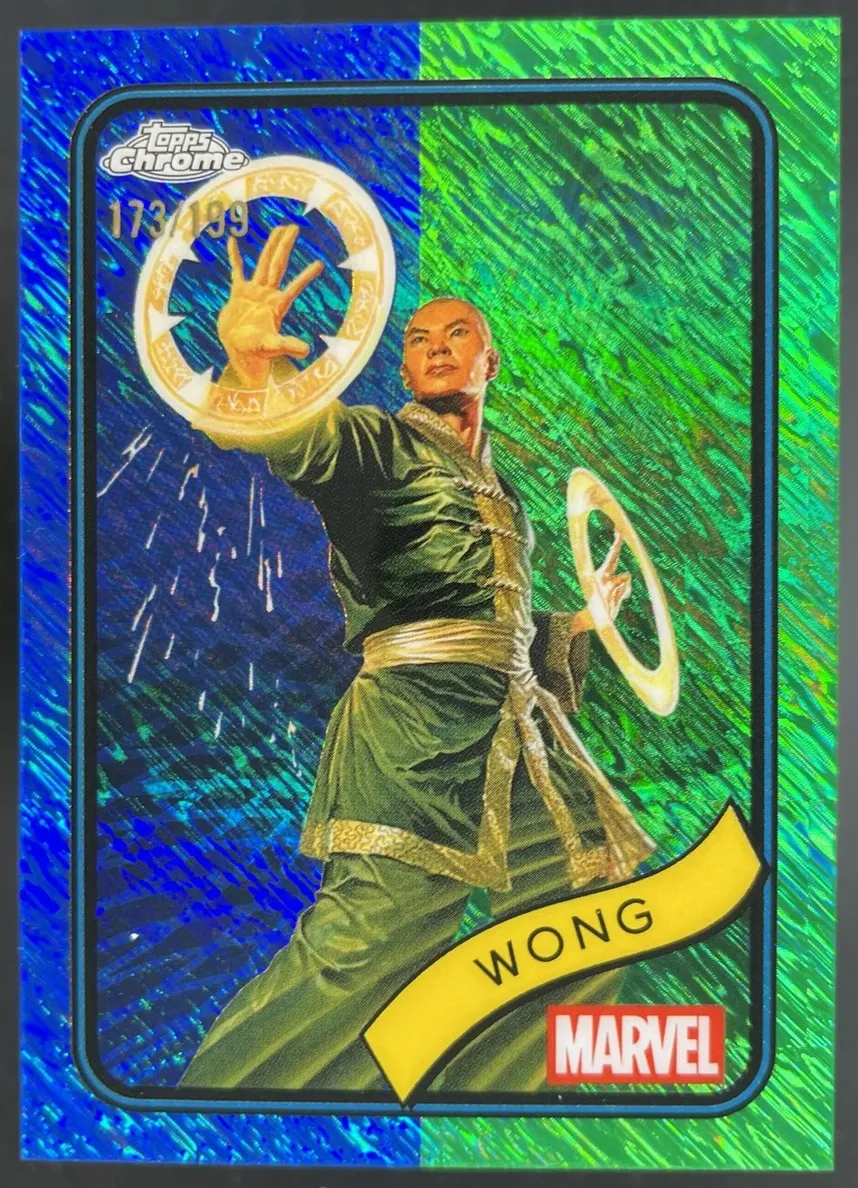 2025 Wong [Blue & Green Shimmer Refractor] #86