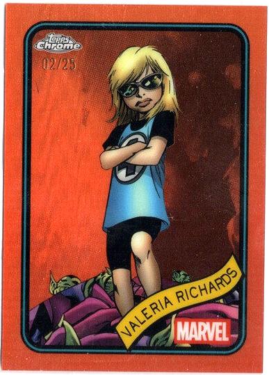 2025 Valeria Richards [Gold Wave Refractor] #87