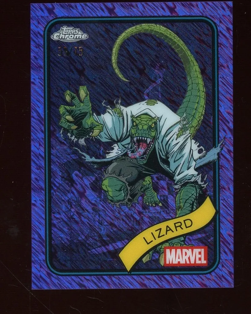 2025 Lizard [Purple Shimmer Refractor] #85