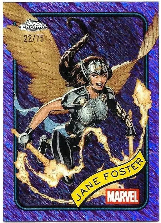 2025 Jane Foster [Purple Shimmer Refractor] #90