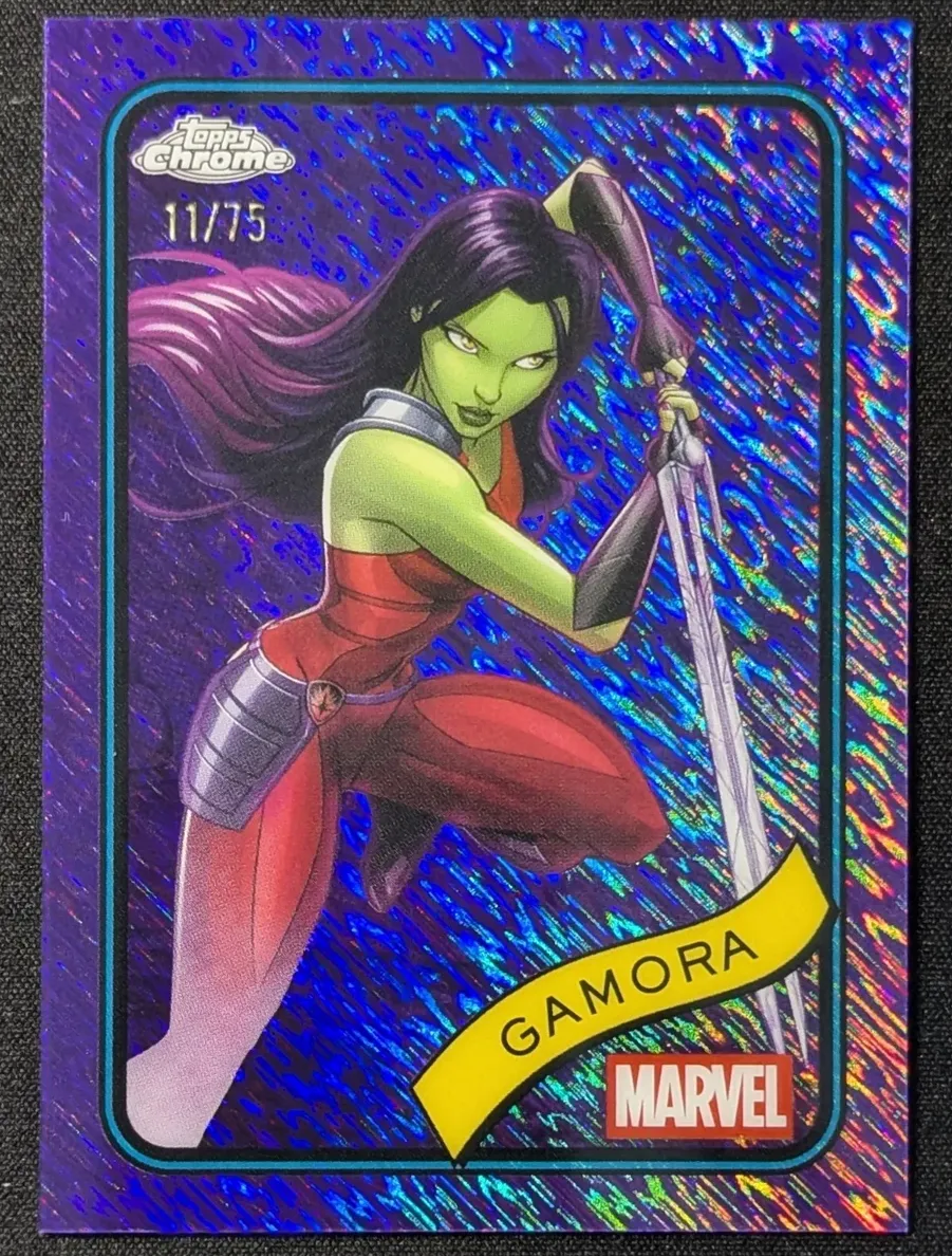 2025 Gamora [Purple Shimmer Refractor] #140