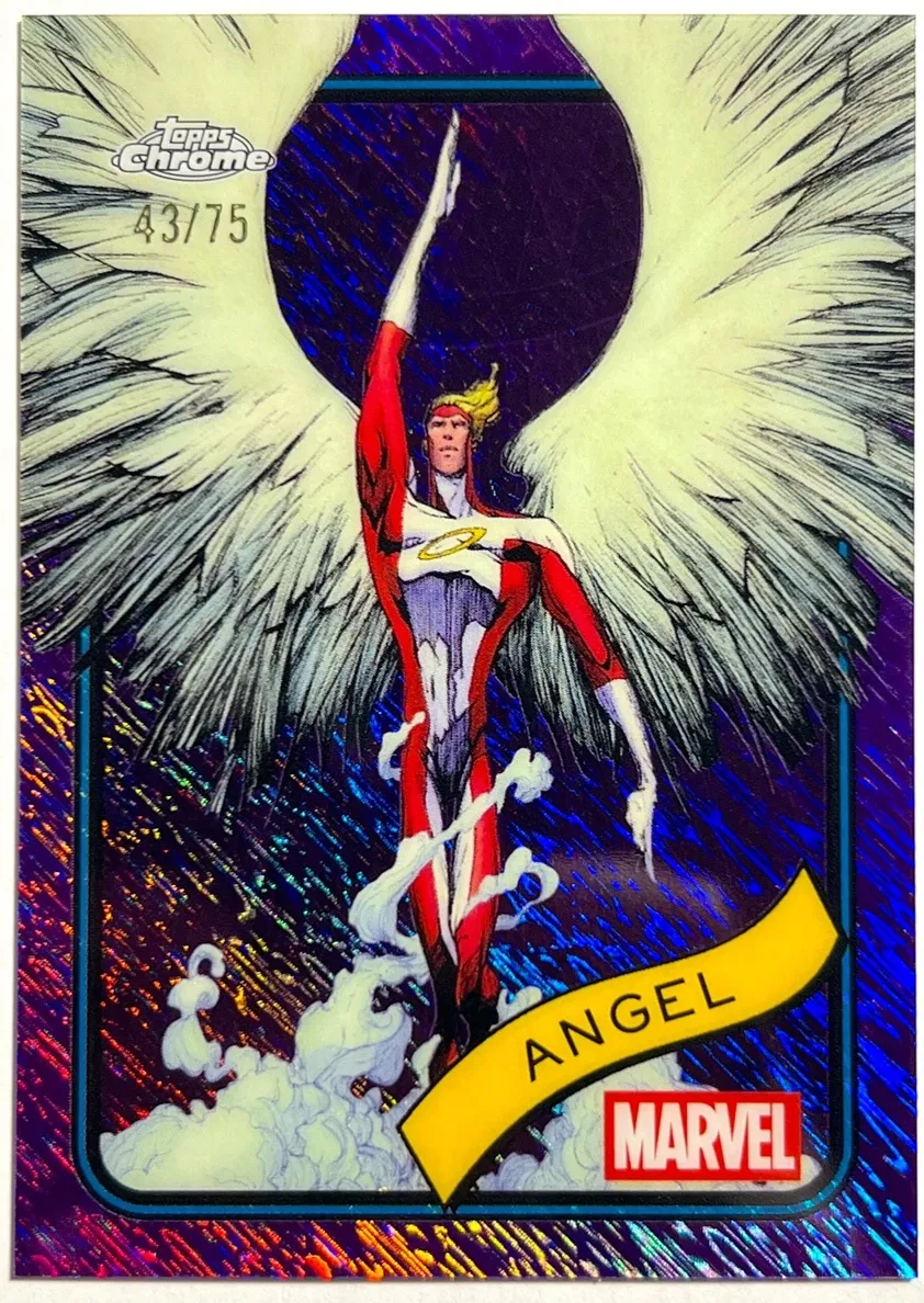 2025 Angel [Purple Shimmer Refractor] #186