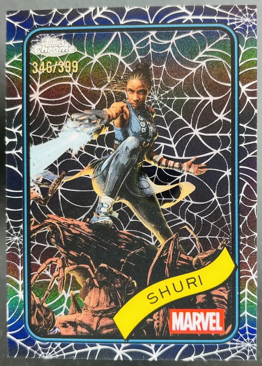 2025 Shuri [Clawed Chrome Black Refractor] #96