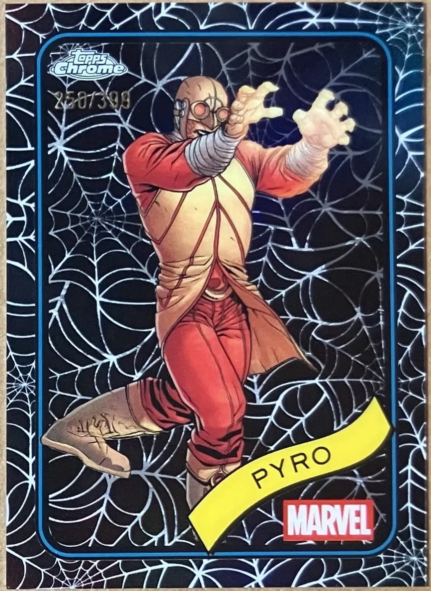 2025 Pyro [Clawed Chrome Black Refractor] #66
