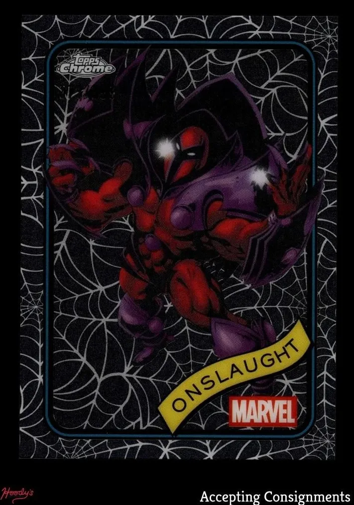 2025 Onslaught [Red Shimmer Refractor] #68