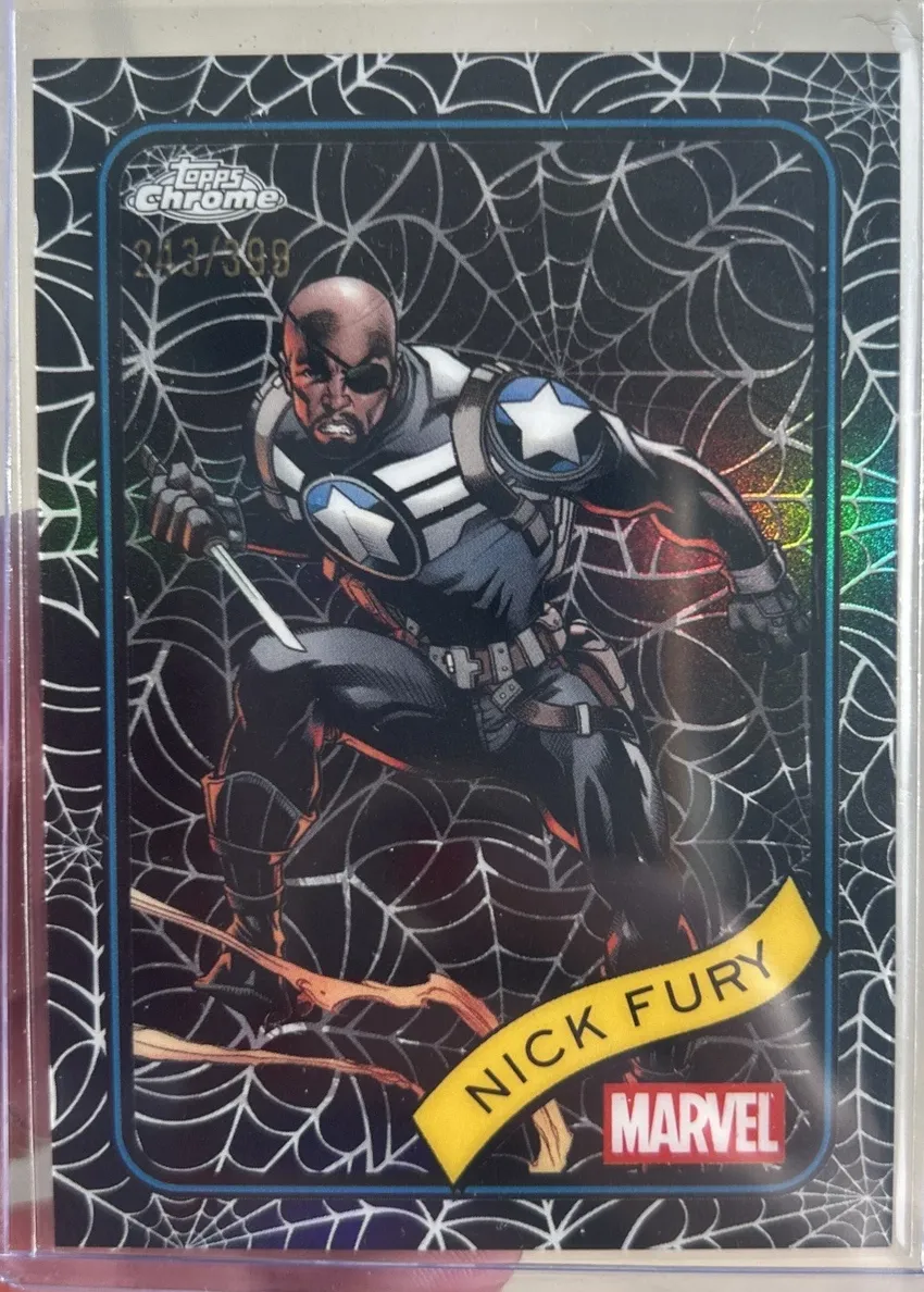 2025 Nick Fury [Clawed Chrome Black Refractor] #193