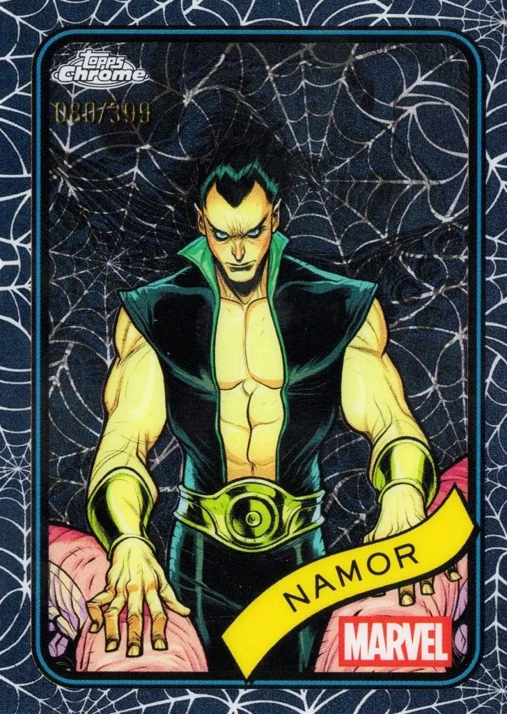2025 Namor [Clawed Chrome Black Refractor] #12