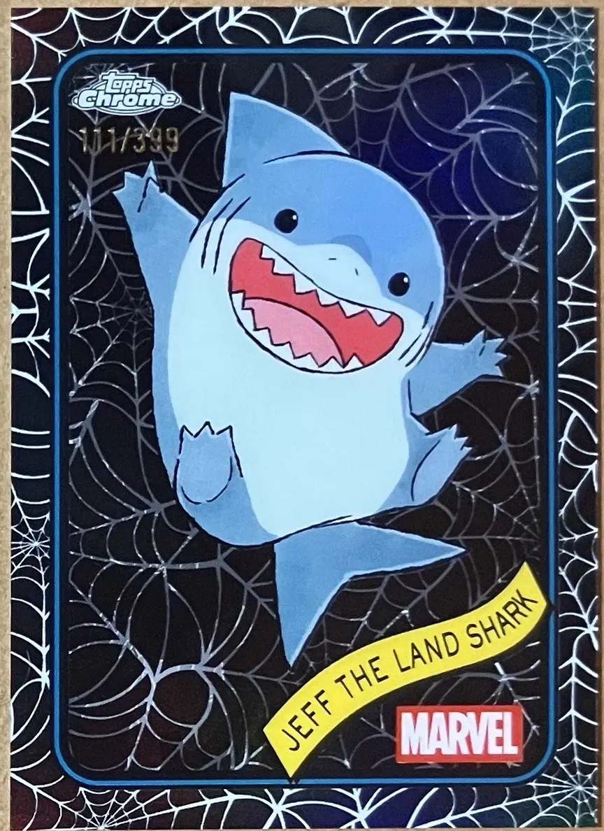 2025 Jeff THE LAND Shark [Spider Web Refractor] #156