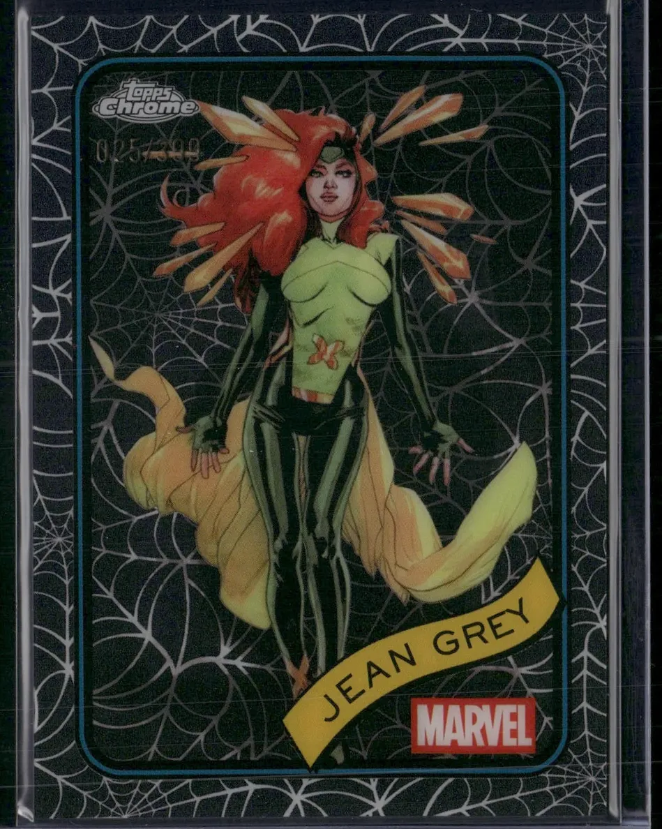 2025 Jean Grey [Clawed Chrome Black Refractor] #94