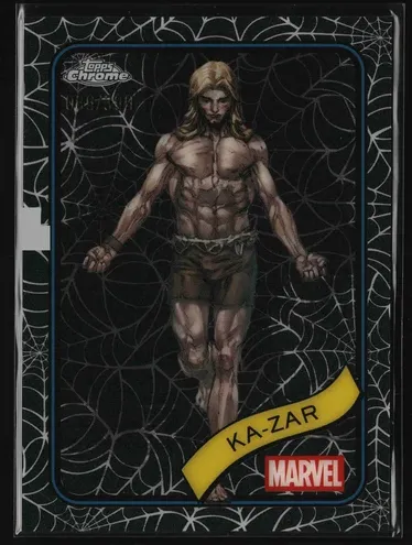 2025 Topps Chrome Marvel Ka-Zar #84 card