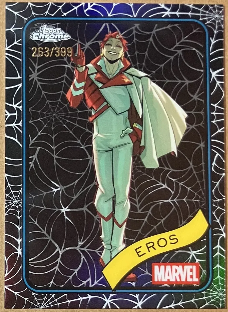 2025 Eros [Clawed Chrome Red Refractor] #3