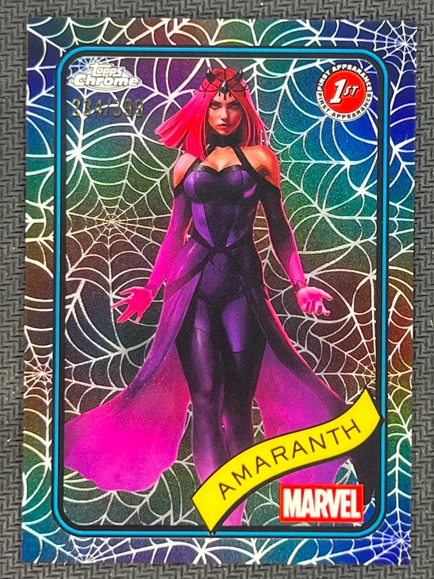 2025 Amaranth [Spider Web Refractor] #99