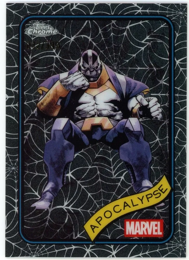 2025 Apocalypse [Clawed Chrome Red Refractor] #162