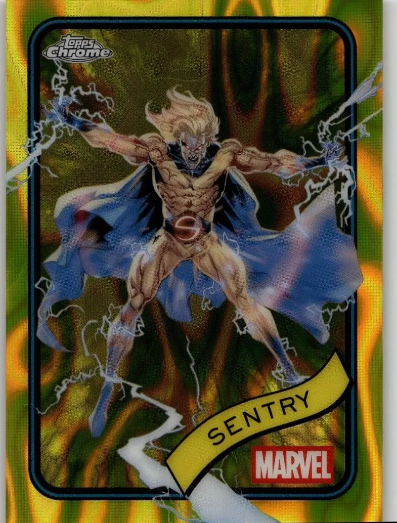 2025 Sentry [Yellow Lava Refractor] #168