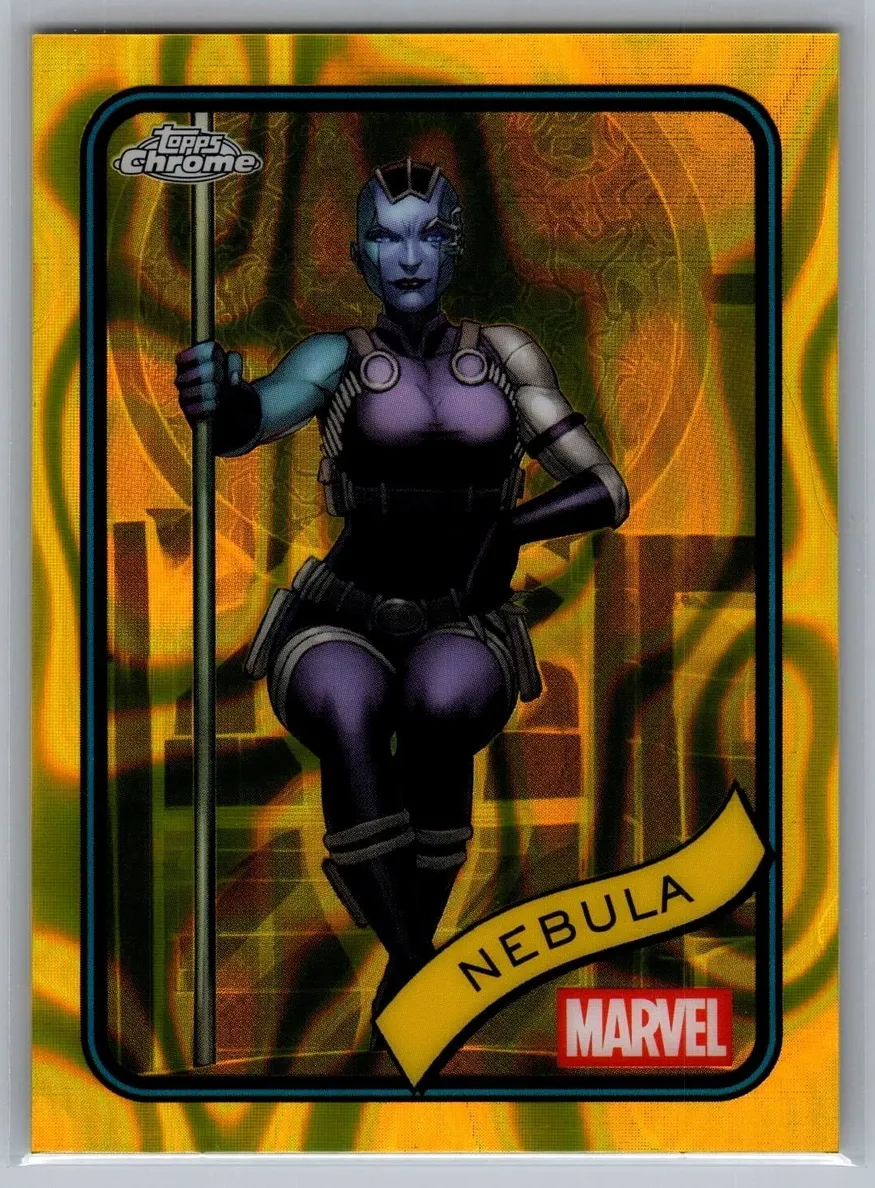 2025 Nebula [Clawed Chrome Black Refractor] #167