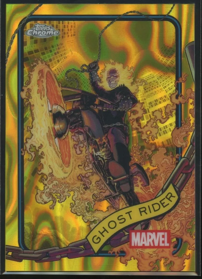 2025 Ghost Rider [Yellow Lava Refractor] #183