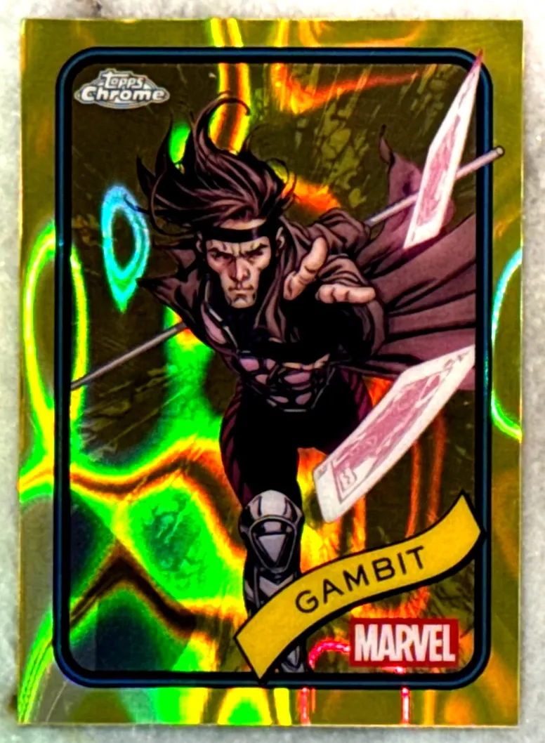2025 Gambit [Clawed Chrome Red Refractor] #105