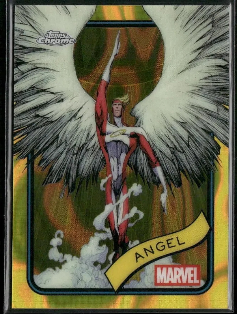 2025 Angel [Yellow Lava Refractor] #186