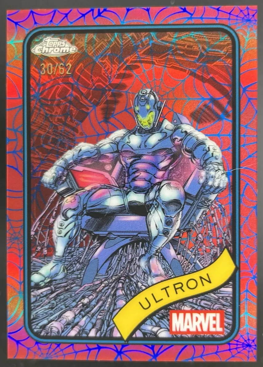2025 Ultron [Blue & Red Spider Web Refractor] #138