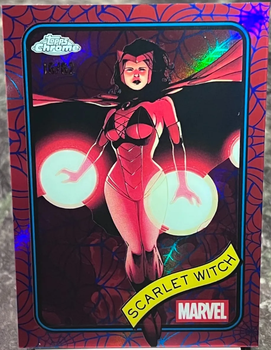 2025 Scarlet Witch [Blue & Red Spider Web Refractor] #170