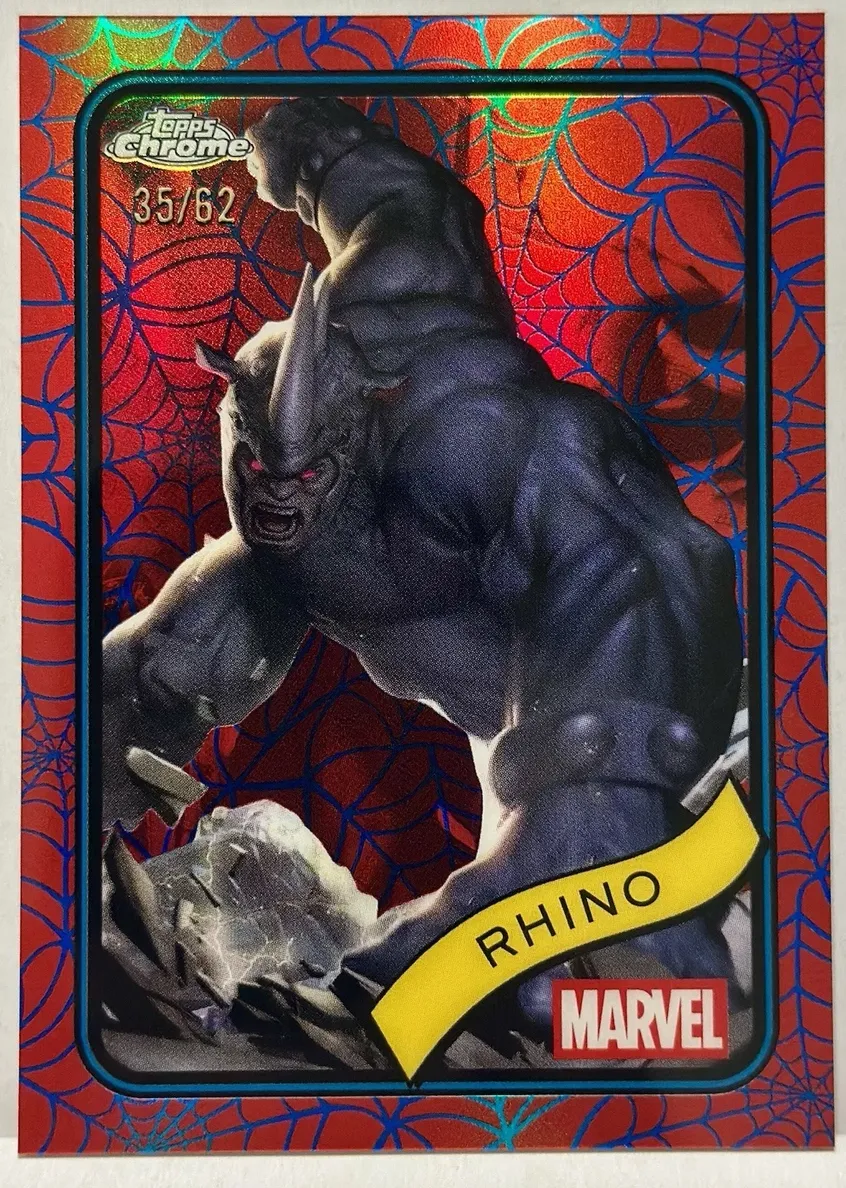 2025 Rhino [Clawed Chrome Red Refractor] #39