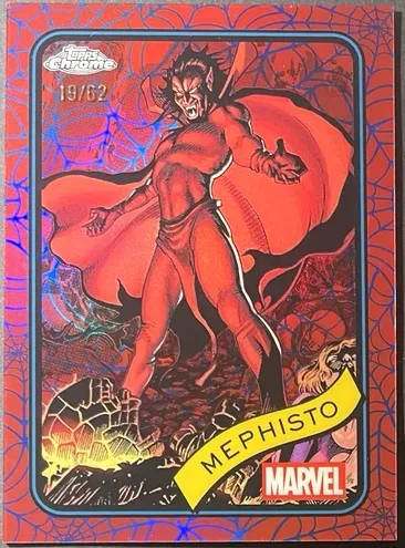 2025 Mephisto [Blue & Red Spider Web Refractor] #102
