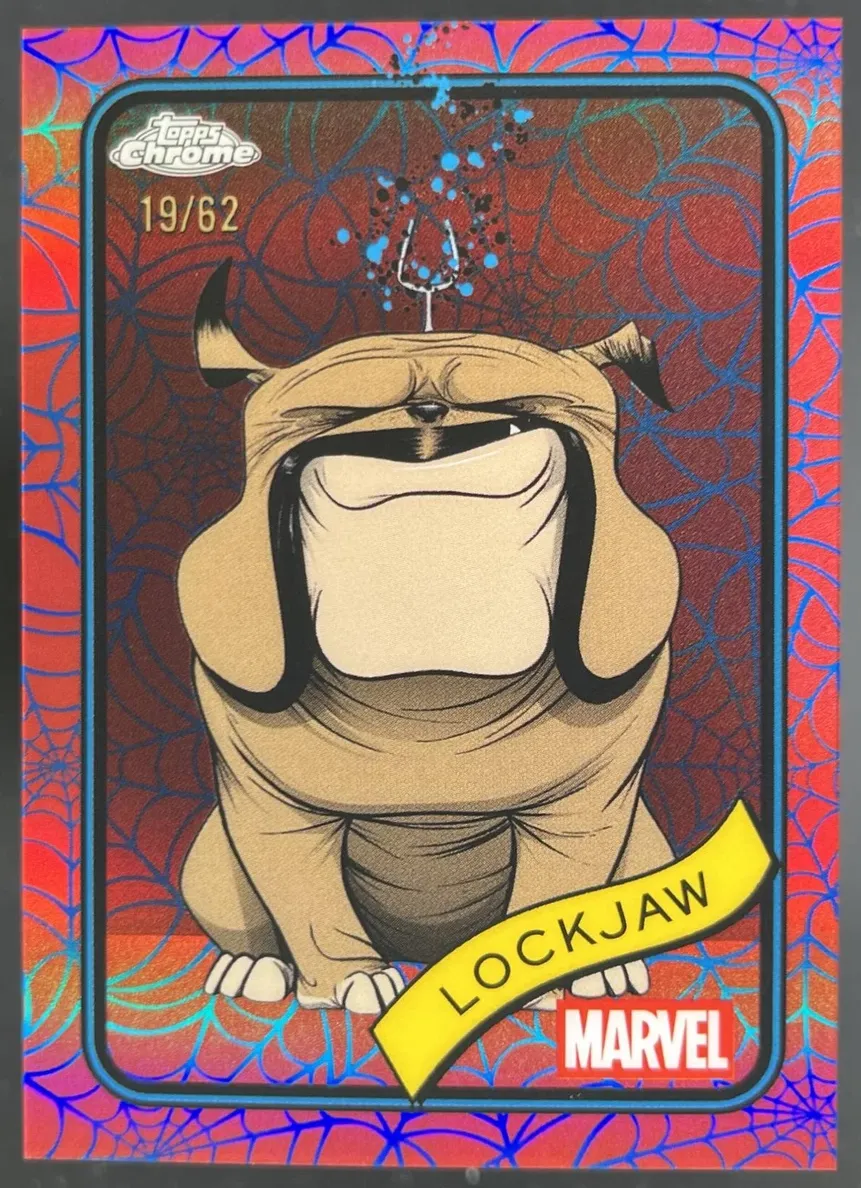 2025 Lockjaw [Blue & Red Spider Web Refractor] #152