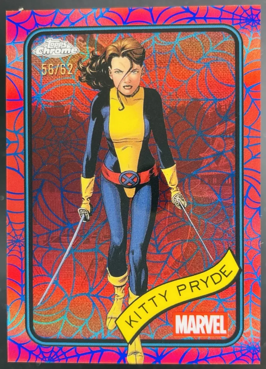 2025 Kitty Pryde [Blue & Red Spider Web Refractor] #188
