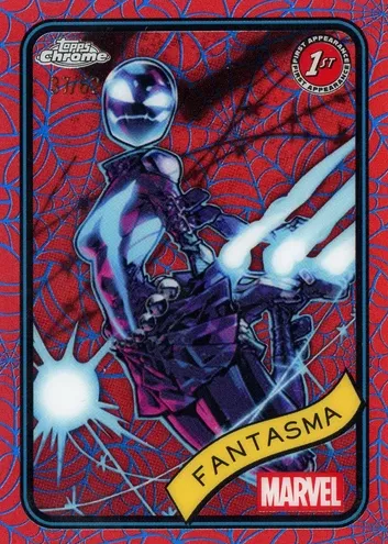 2025 Fantasma [Blue & Red Spider Web Refractor] #82