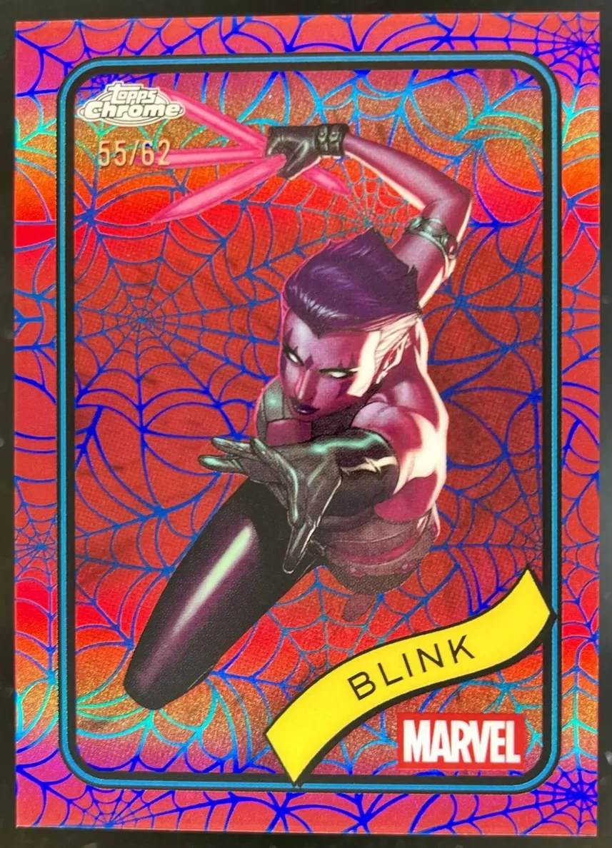 2025 Blink [Blue & Red Spider Web Refractor] #48