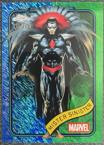 2025 Mister Sinister [Blue & Green Shimmer Refractor] #155