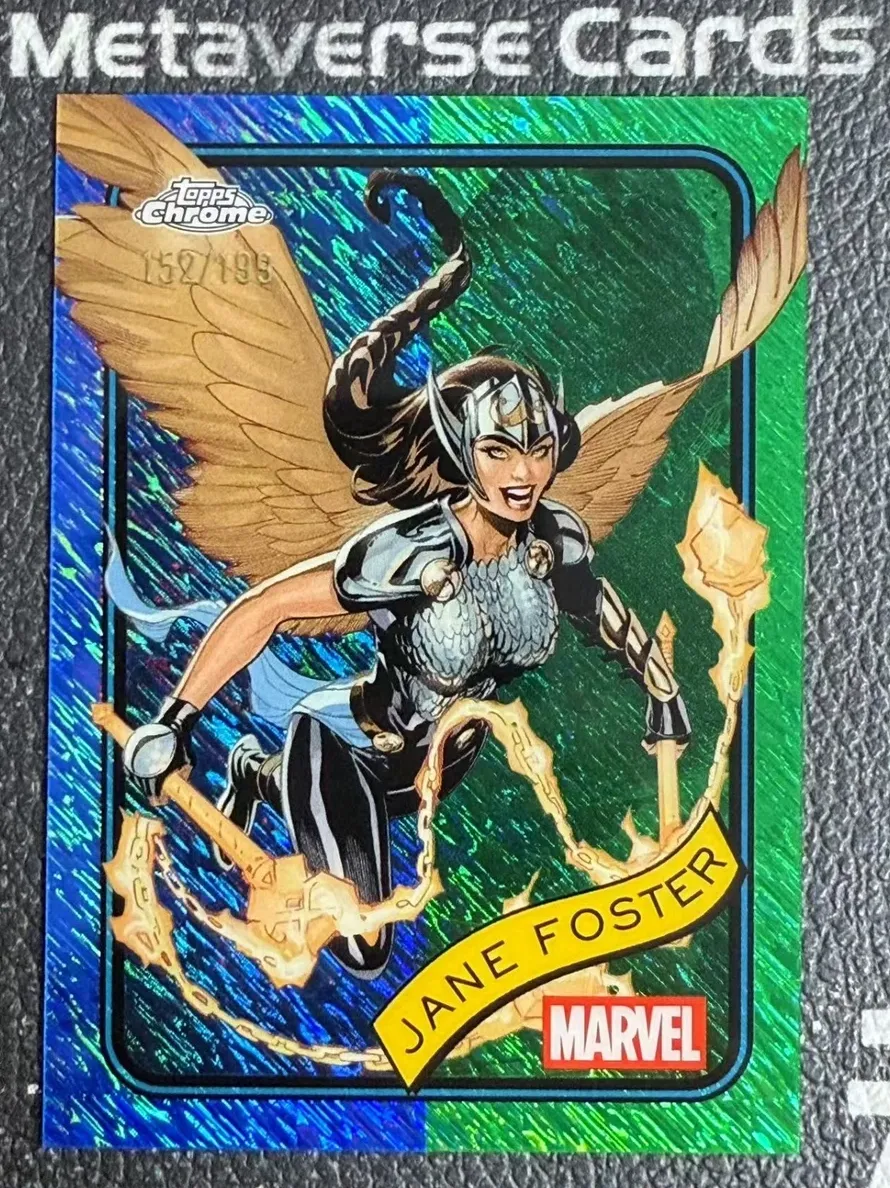 2025 Jane Foster [Blue & Green Shimmer Refractor] #90