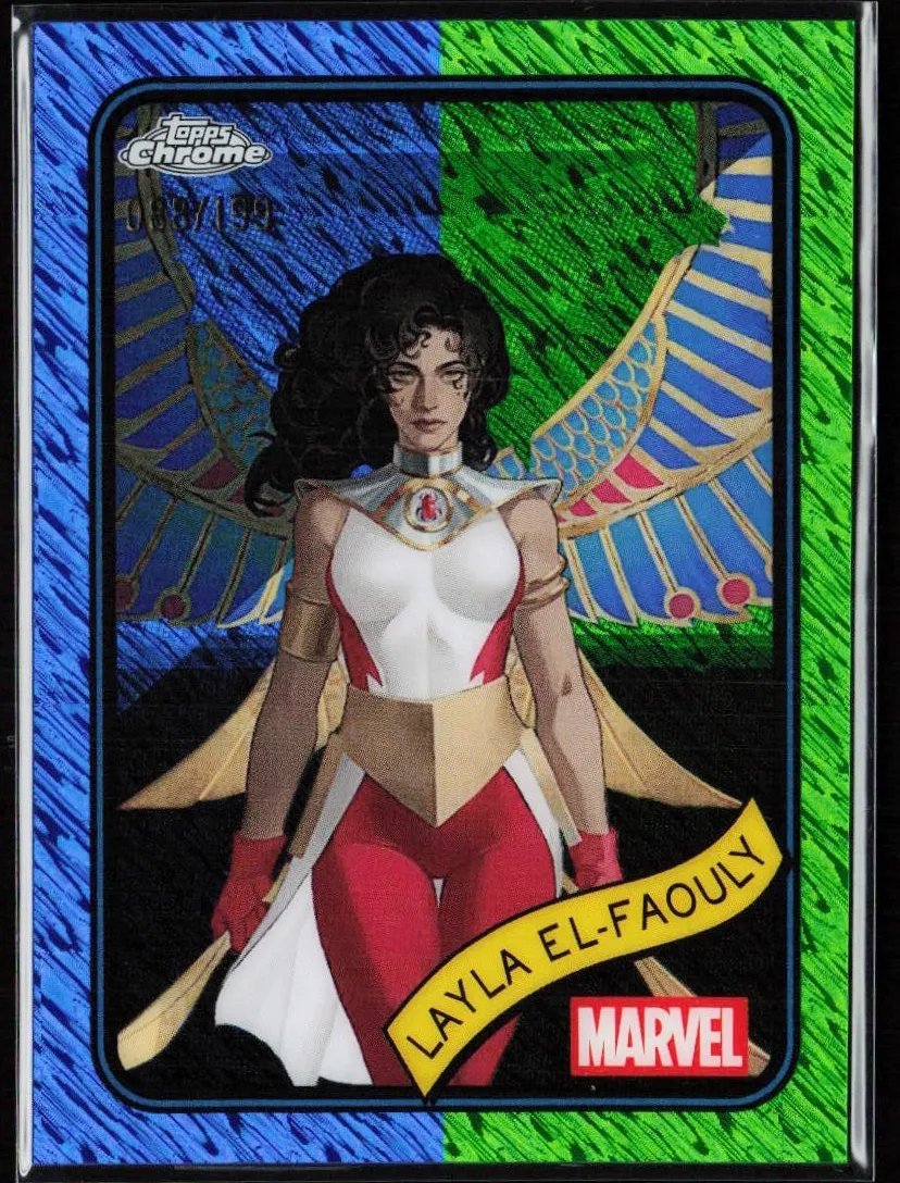 2025 Layla El-Faouly [Blue & Green Shimmer Refractor] #10