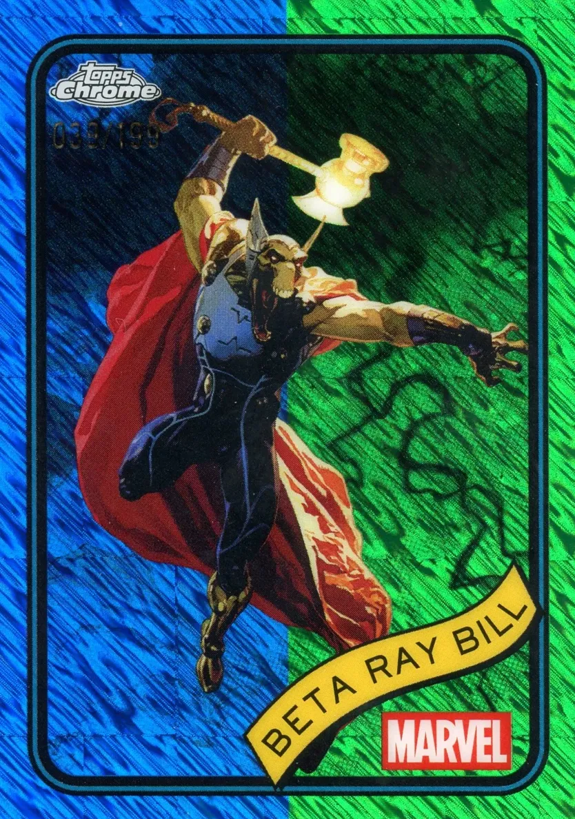 2025 Beta RAY Bill [Blue & Green Shimmer Refractor] #65