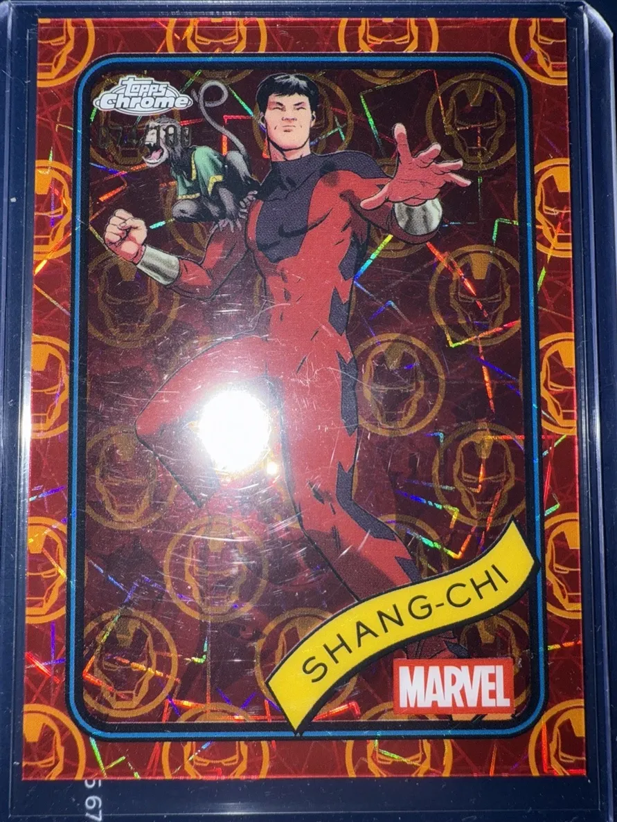 2025 Shang-Chi [Iron Man Red & Gold Lazer Refractor] #159