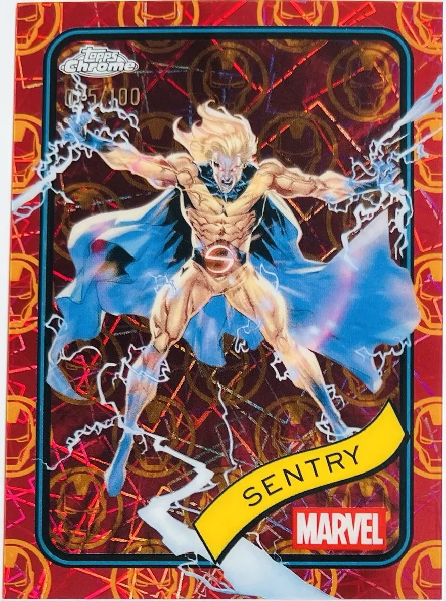 2025 Sentry [Iron Man Red & Gold Lazer Refractor] #168