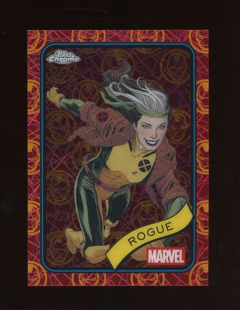 2025 Rogue [Iron Man Red & Gold Lazer Refractor] #189