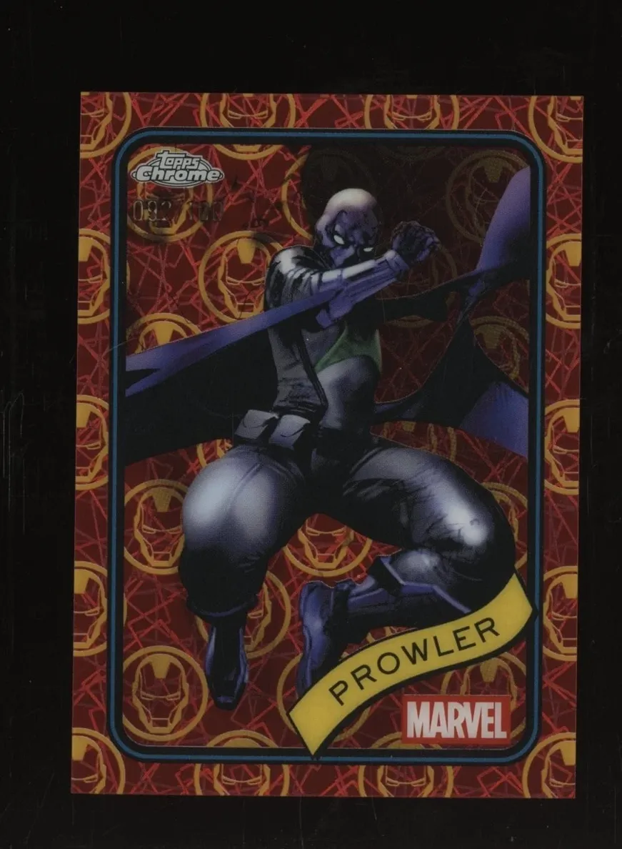 2025 Prowler [Iron Man Red & Gold Lazer Refractor] #13