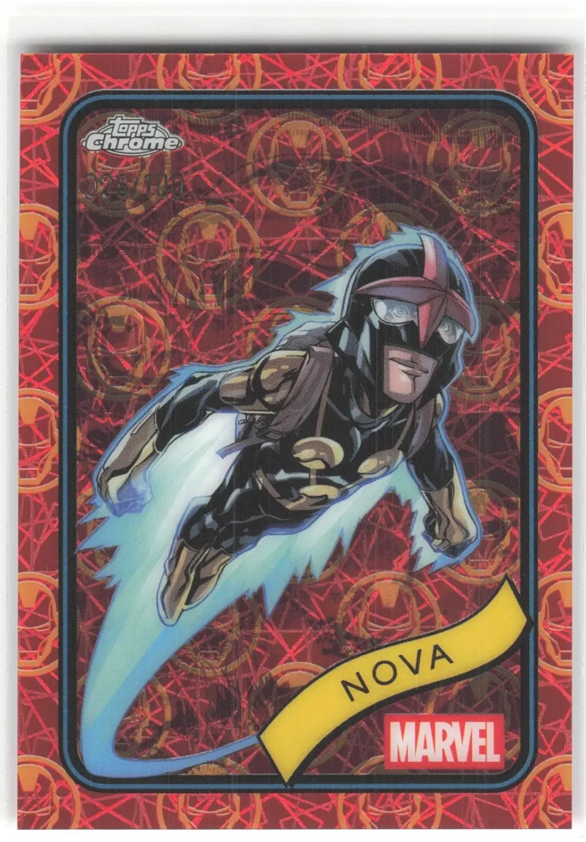2025 Nova [Clawed Chrome Black Refractor] #23