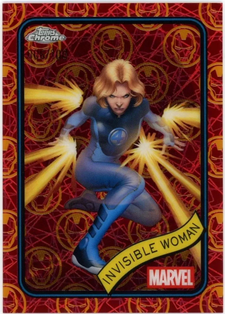 2025 Invisible Woman [Clawed Chrome Red Refractor] #174